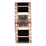 Montre femme De luxe Bracelet Quartz  En Acier Inoxydable