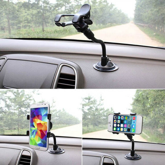 SAISONIA Support de telephone de voiture ventouse, support pare-brise avec rotation 360°