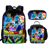 Dragon Ball sacs d'école Son Goku Vegeta Super Saiyan Mochilas sac à dos